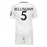 Camiseta Real Madrid Jude Bellingham #5 Primera Equipación Replica 2024-25 para niños mangas cortas (+ Pantalones cortos)